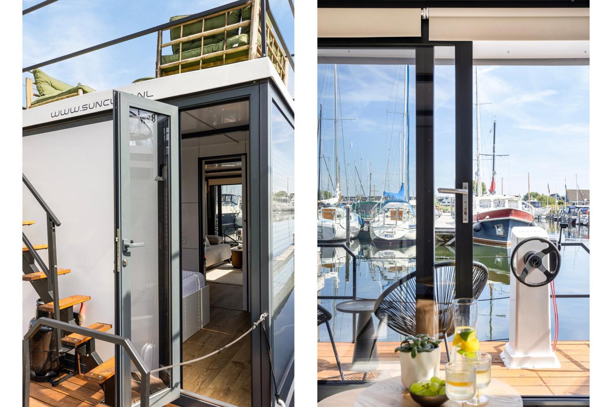 Cosy Tiny Houseboats Near Beach And Restaurants By Weltevreden Experience Zeewolde Bagian luar foto